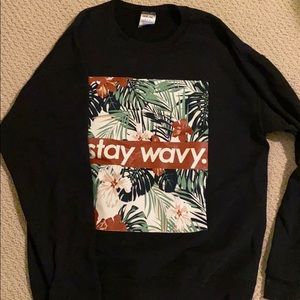 Black cozy Crew neck